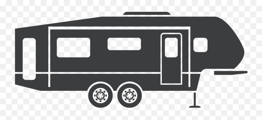 5th Wheel Rv Clipart - Rv Clipart Emoji,Travel Trailer Emoji