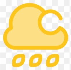 Sky Rainy Meteorology Raining Weather Storm Icon - Clip Art Emoji