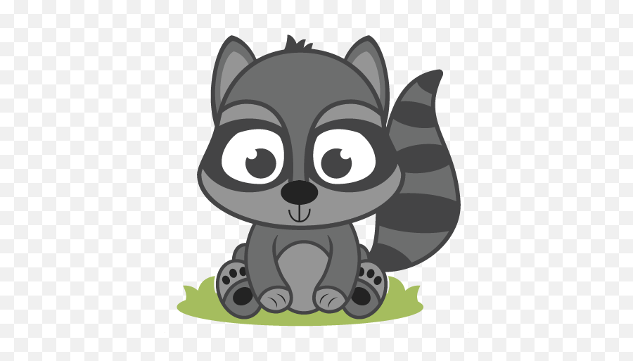 Pin - Baby Raccoon Clipart Emoji,Raccoon Emoticon