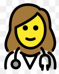 Woman Health Worker Emoji - Cartoon,8d Emoji