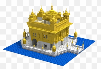 Lego Singh - Gold Temple Minecraft Built Emoji