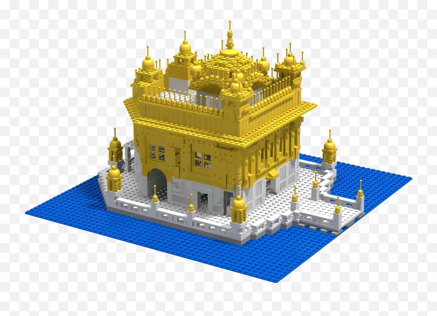 Lego Singh - Gold Temple Minecraft Built Emoji,Lego Emoji