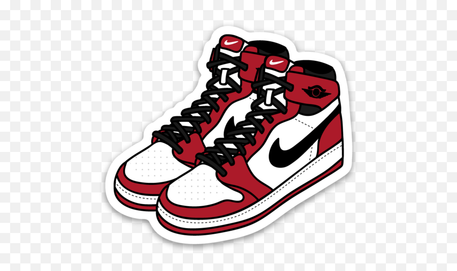 Air Jordan 1 Sticker In 2020 - Nike Air Jordan Sticker Emoji,Emoji Shoes Jordans