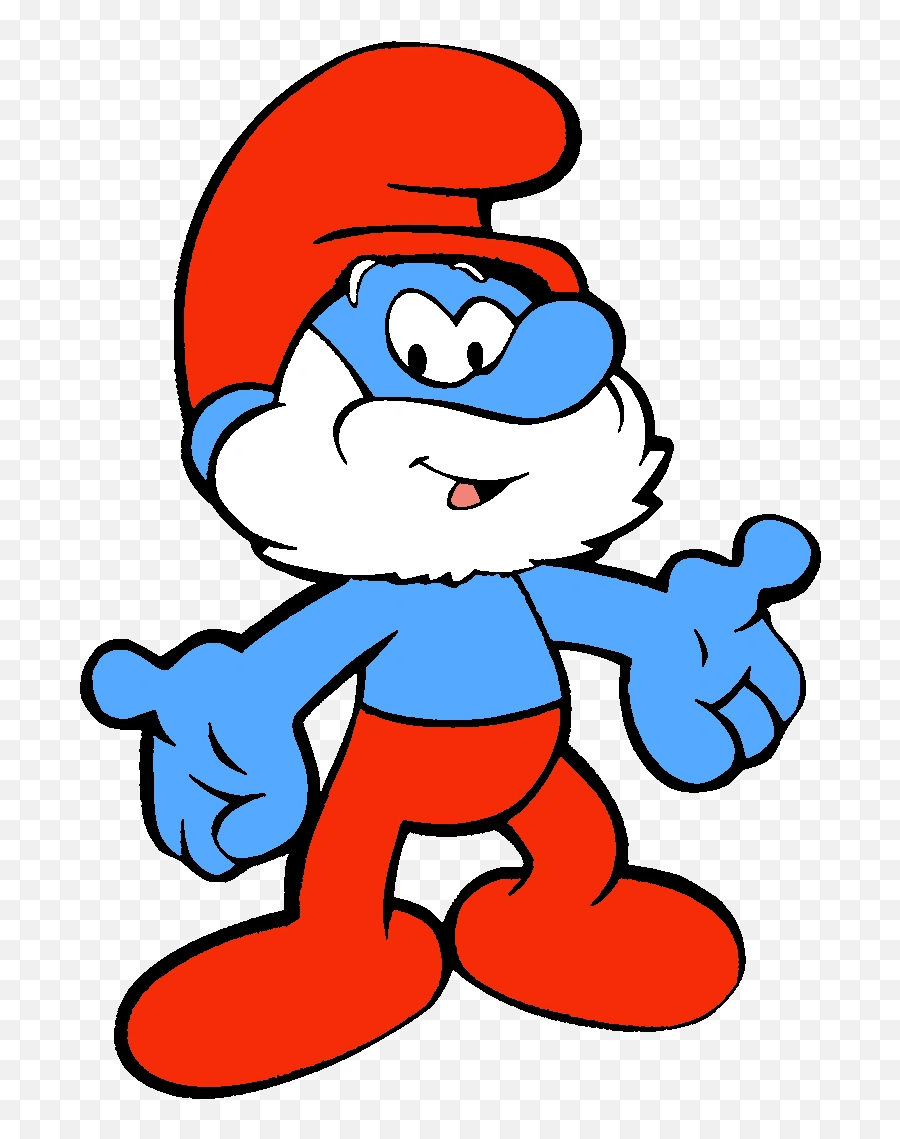 Papa Smurf Smurfs Wiki Fandom - Papa Smurf Emoji,Smurf Emoji