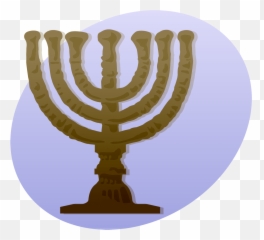 Menorah Clipart Transparent Background - Judaism Emoji