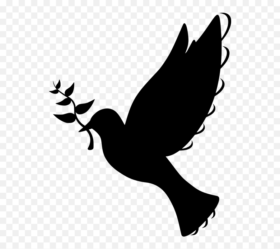 Dove Silhouette Png U0026 Free Dove Silhouettepng Transparent - Peace Dove Silhouette Emoji,Dove Of Peace Emoji