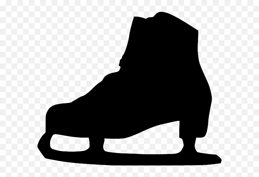 Vector Skate Art Transparent Png - Ice Skates Silhouette Png Emoji,Ice Skate Emoji