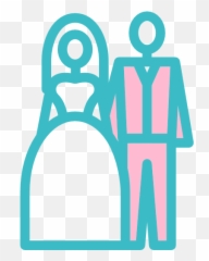 Marriage People Bride Groom Icon - Emoji