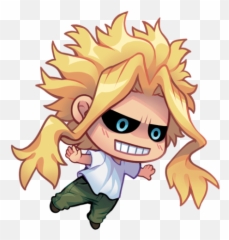 Jojo Drawing Transparent Png Clipart - My Hero Academia Chibi Drawings Emoji,All Might Emoji