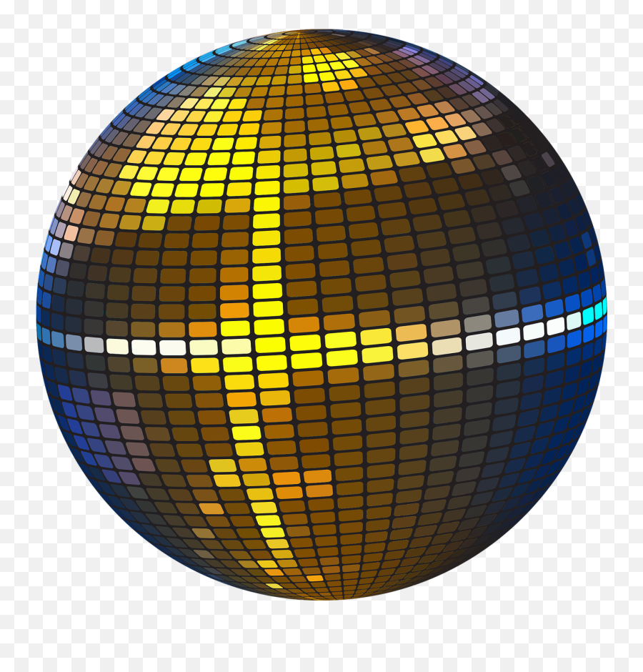 Ball Colorful Disco Discotheque Music - Disco Balls Clip Art Emoji,Disco Ball Emoji