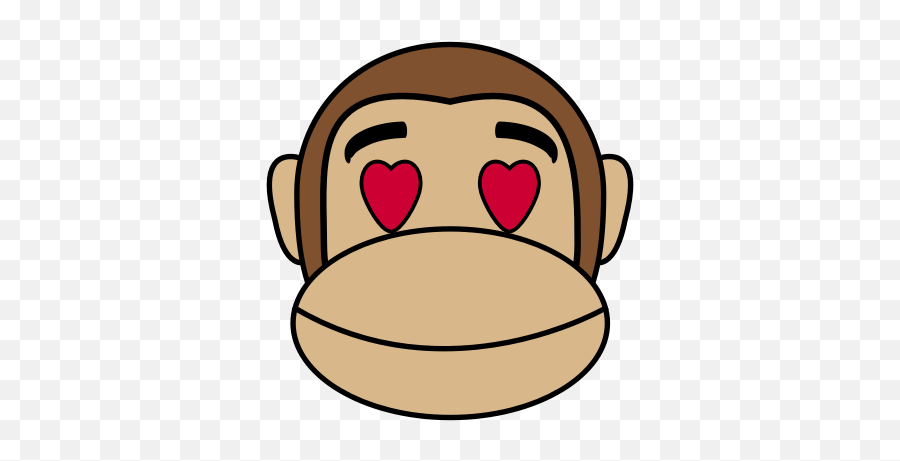 Download Free Png Monkey Emoji - Monkey In Love Clipart,Monkey Emoji
