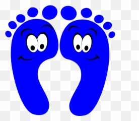 Foot Clipart Happy Foot Foot Happy - Cartoon Feet Clip Art Emoji,Hokie Emoji