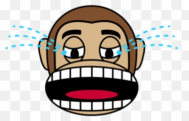 Free Crying Cry Vectors - Black And White Open Mouth Clipart Emoji,Crying Emoji