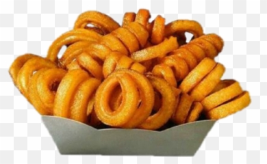 Food Fried Curly Curlyfies Fries - Curly Fries Near Me Emoji,Onion Ring Emoji