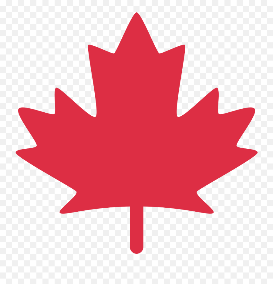 Twemoji 1f341 - Canadian Maple Leaf Clipart,Trophy Emoji