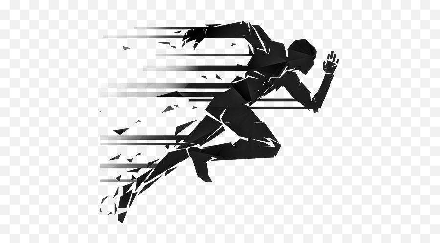 Man People Sport Boy Black Ftestickers - Running Man Vector Png Emoji,Running Boy Emoji