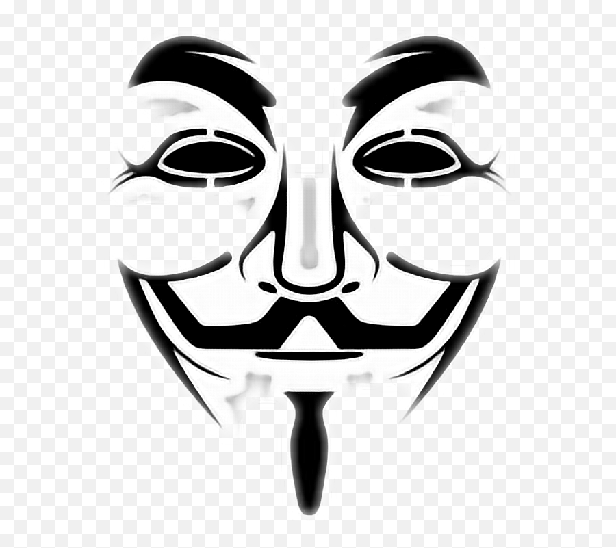 Hacker - Guy Fawkes Mask Emoji,Emoji Hacker