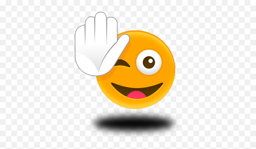 Download Emoticon High Five Download - Smiley Emoji,Emoji High Five