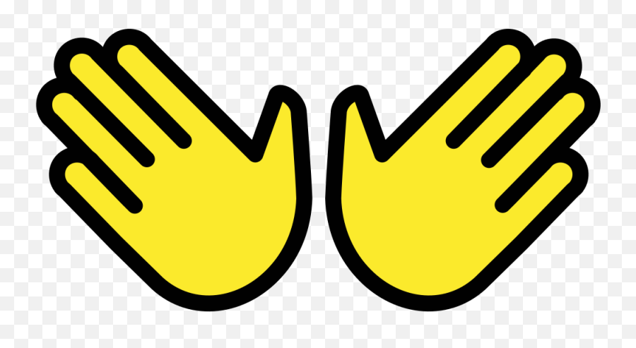 Openmoji - Icono Abrazo Emoji,Victory Emoji