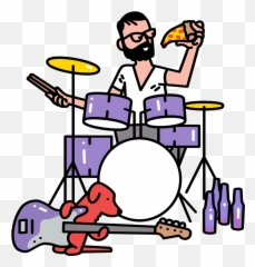 How To Live Like A Creative - Drums And Pizza Emoji,Drums Emoji