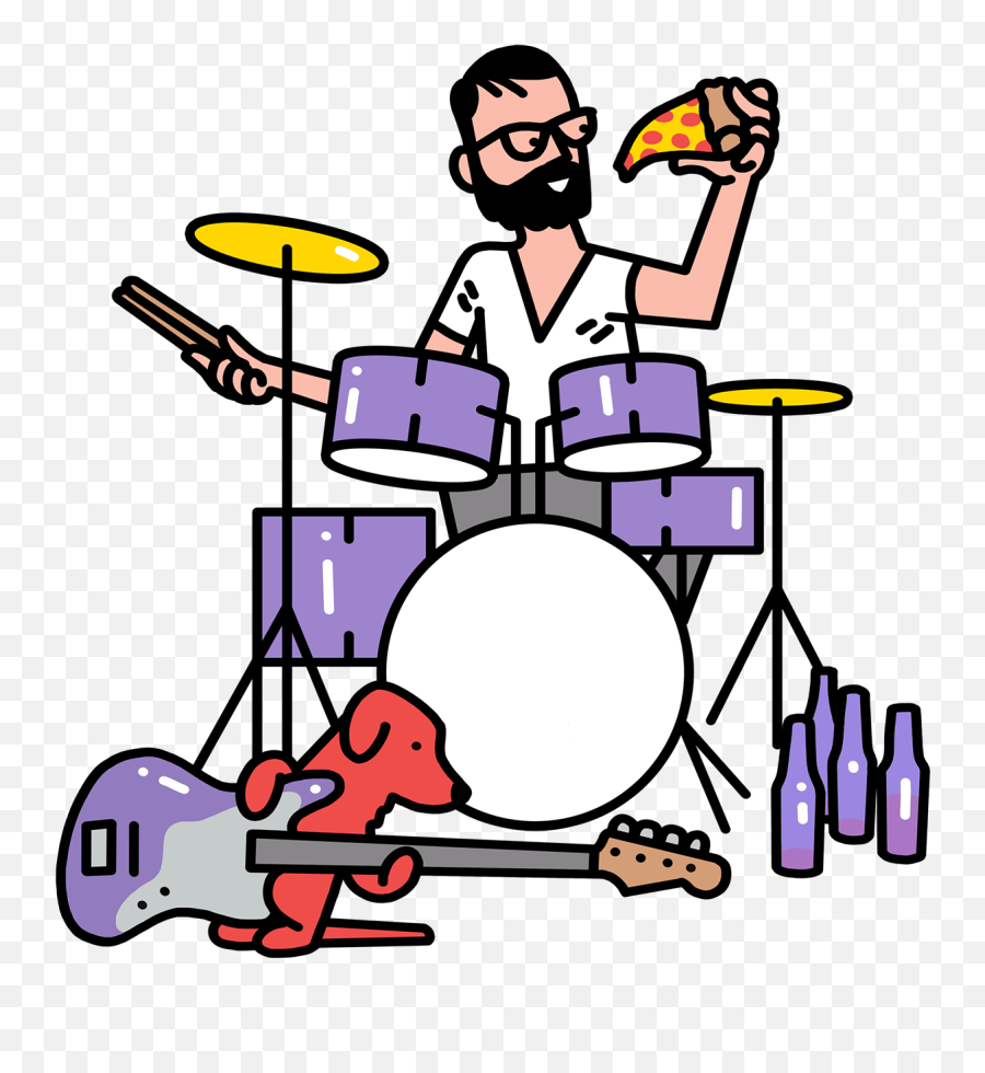 How To Live Like A Creative - Drums And Pizza Emoji,Drums Emoji