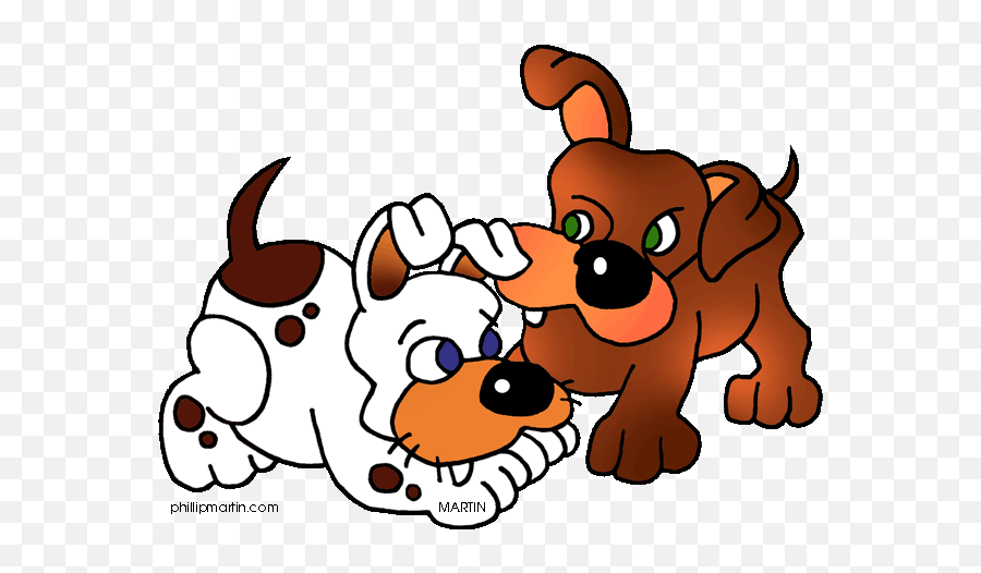 Puppies Fighting Over A Bone And Itu0027s Cute Puppies - Puppies Clipart Emoji,Dog Bone Emoji