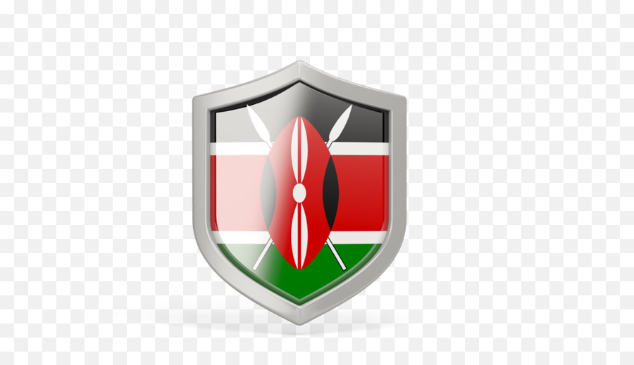 Kenya Flag Shield - Kenya Flag Emoji,Kenyan Flag Emoji