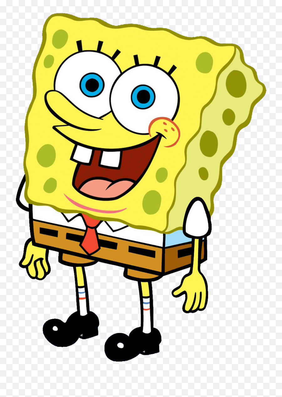 Transparent Spongebob Clipart Black And White - Spongebob Squarepants Emoji,Emoji Licking