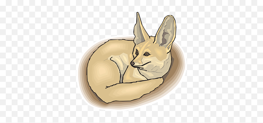 Free Fox Animal Vectors - Curled Dog Clipart Emoji,Fox Emoticons