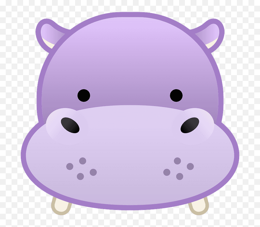 Hippopotamus Emoji Clipart Free Download Transparent Png - Hippopotamus Emoji,Unicorn Emoji Phone Case