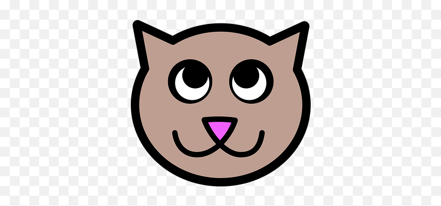 70 Cat Face Vector - Dibujo Cara De Gato Emoji,Cat Faces Emoticons