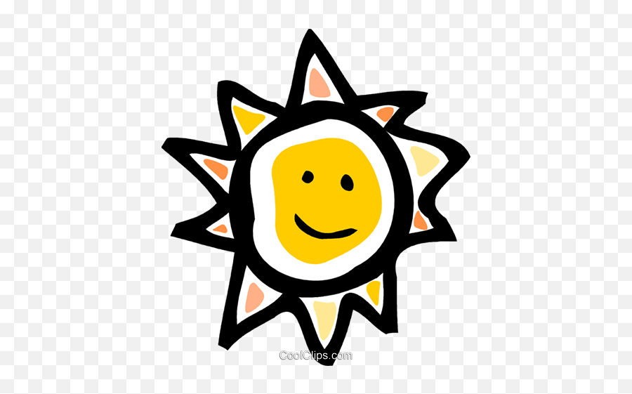 The Sun Royalty Free Vector Clip Art Illustration - Vc082147 Happy Emoji,Sunshine Emoticon