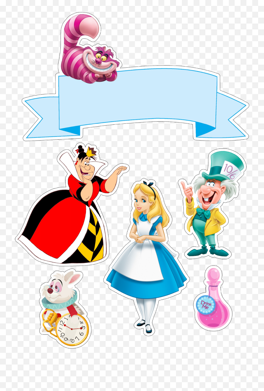 Passatempo Da Ana Topo De Bolo Alice No País Das Marau2026 Em - Alice In Wonderland Emoji,Sideways Glance Emoji