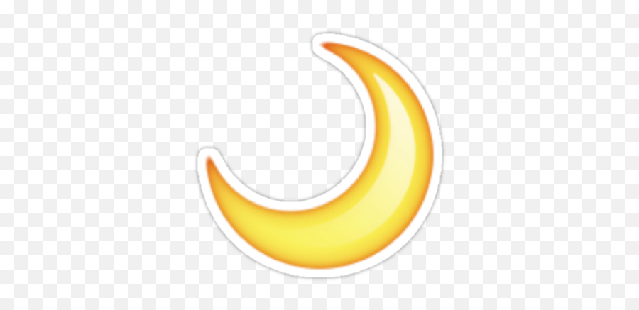 Download Crescent Moon Emoji Stickers By Lazyville - Moon Emoji Transparent Background,Half Moon Emoji