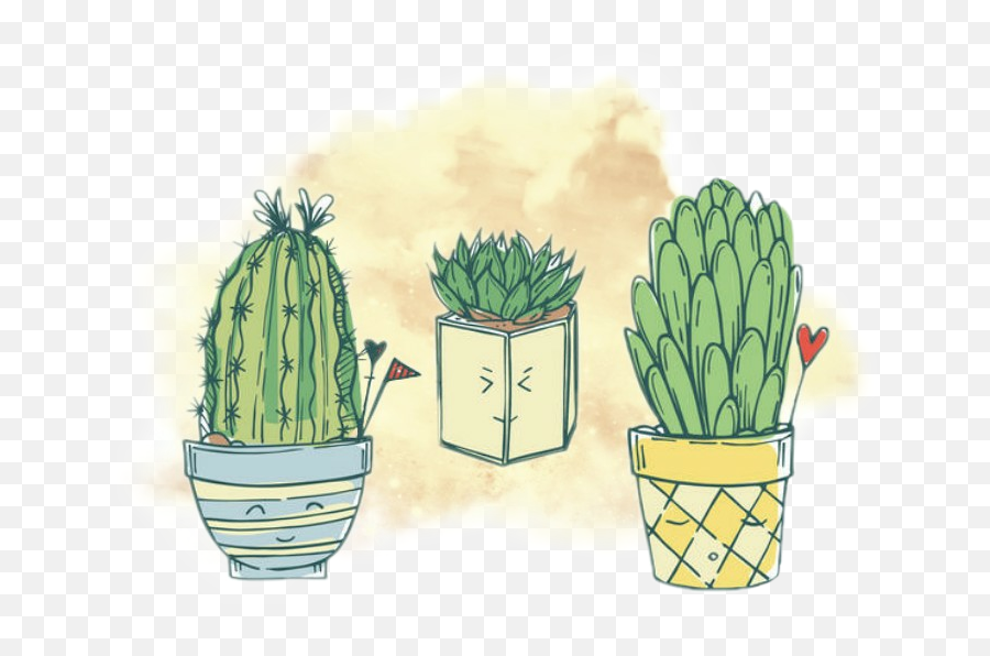 Cactus Cacti Succulent Sticker - Vertical Emoji,Succulent Emoji