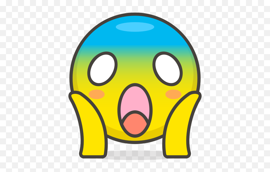 Face Fear In Screaming Icon - Angst Symbol Emoji,Fear Emoji
