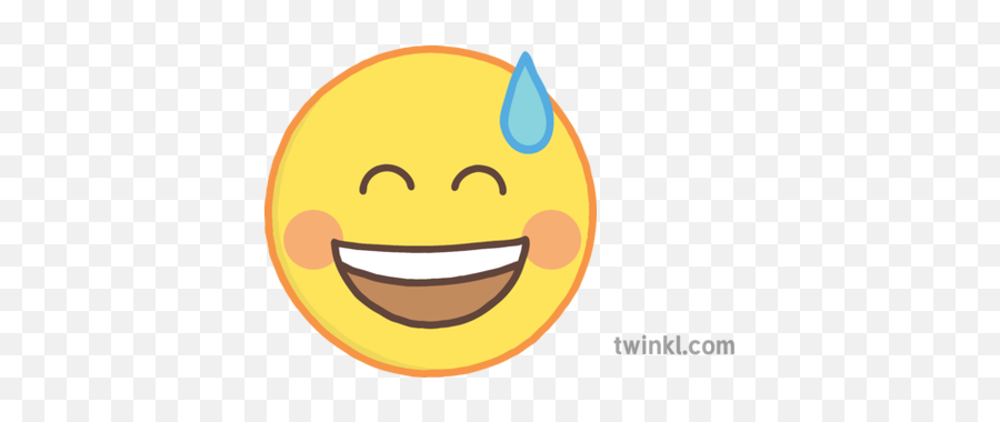Smile And Sweat Emoji People Planit Maths Y2 Number And - Feelings Worried,Sweat Emoji