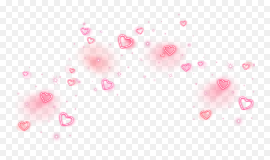 Heart Sparkles Emoji Heartemoji Pink - Aesthetic Transparent Heart Crown Png,Heart With Sparkles Emoji