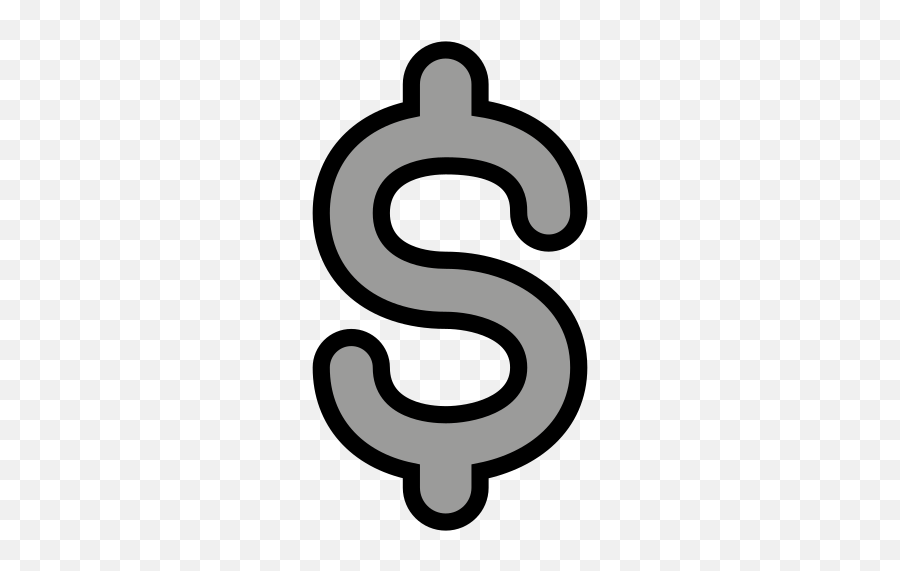 Heavy Dollar Sign - Clip Art Emoji,Emoji Dollar Sign