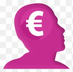 Icon Head Profile Euro Money - Emoji