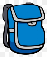 Blue Backpack - Backpack Clipart Transparent Background Emoji,Blue Emoji Backpack
