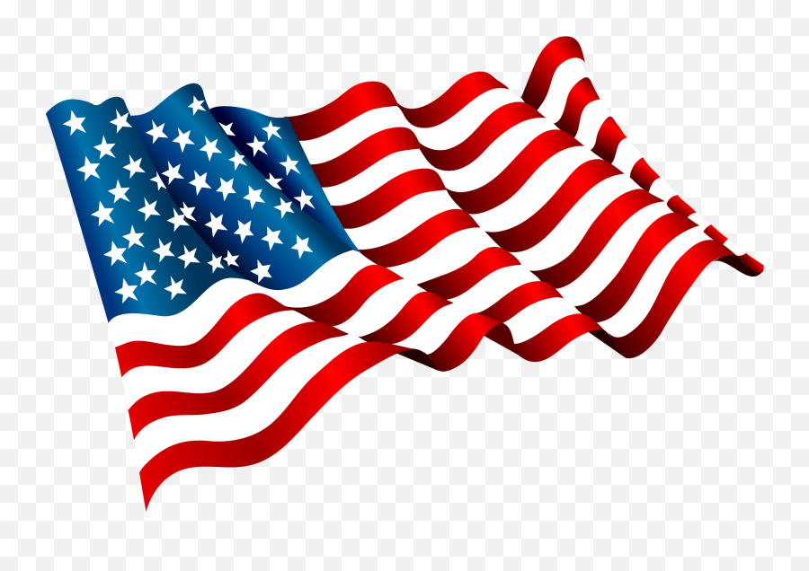 Flag Of The United States Clip Art - American Flag Fly Vector Emoji,4th Of July Emoji Art