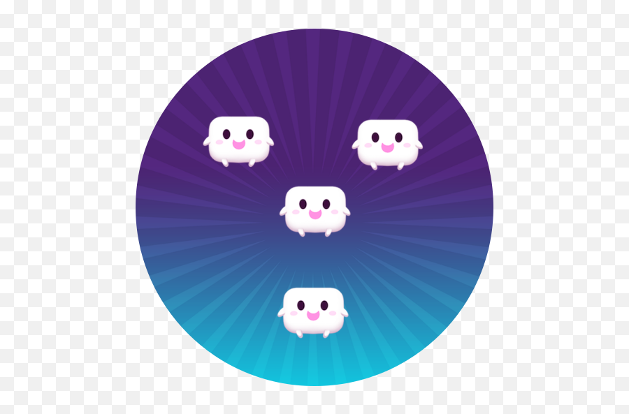 Falling Marshmallow - Cartoon Emoji,Emoji Marshmallows