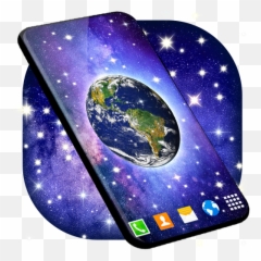 Earth From Space Live Wallpaper - Earth Emoji,Planets Emoji