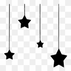 Moon Star Stars Hangingstars Dangle - Christmas Tree Puzzle Printable Emoji,Star Outline Emoji