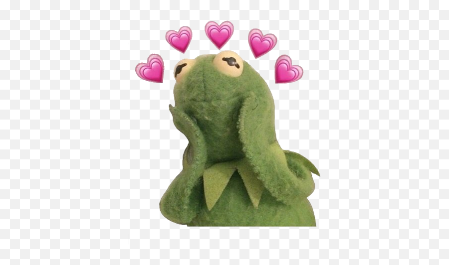 Meme Emoji - Kermit The Frog Meme Hearts,Love Emoji Meme