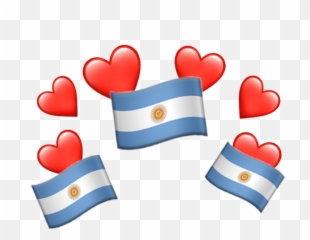 Crown Hearts - Clip Art Emoji,Argentina Flag Emoji