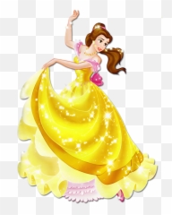 Money Falling Transparent Background - Charcters From Beauty And The Beast Emoji,Dancing Girl Emoji Pillow