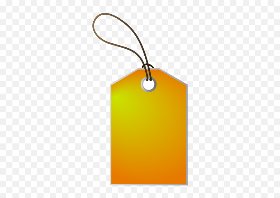 Vector Clip Art Of Orange Shadow Price - Locket Emoji,Price Tag Emoji