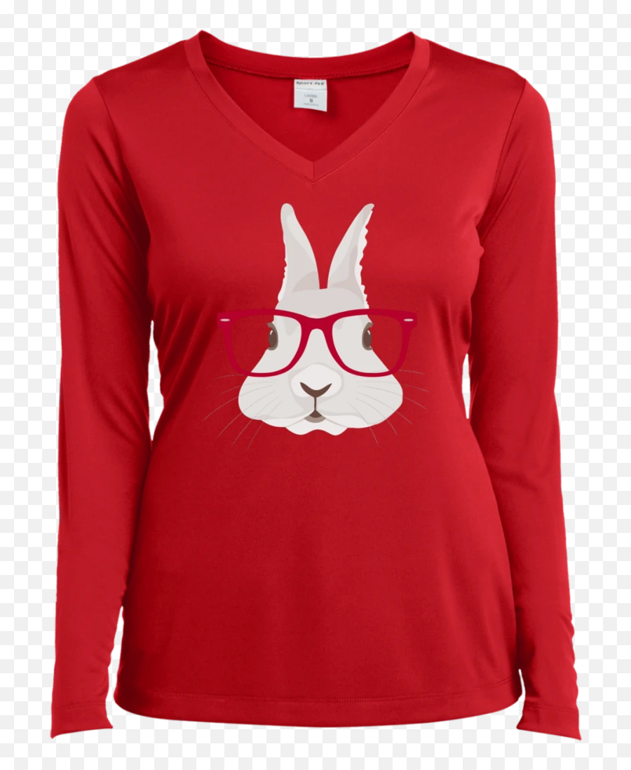Motheru0027s Day - Adorable Hipster Emoji Bunny Rabbit Women Strategic Air Command Shirt,Raspberry Emoji